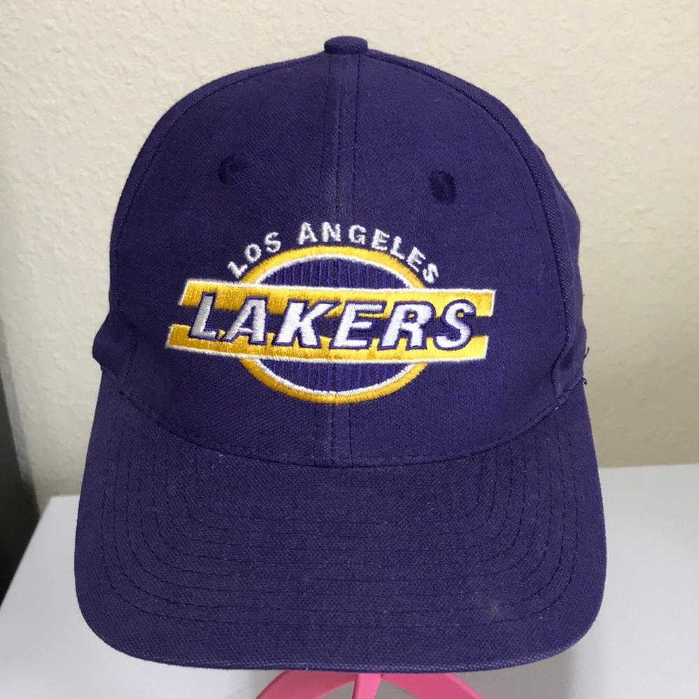 Los Angeles Lakers Adjustable Basketball Caps. Good Condition. - Picture 1 of 9